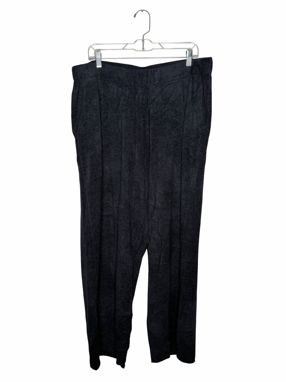 BAREFOOT DREAMS / CozyChic Ultra Lite Rolled Edge Ankle Pant Charcoal Gray / 1X